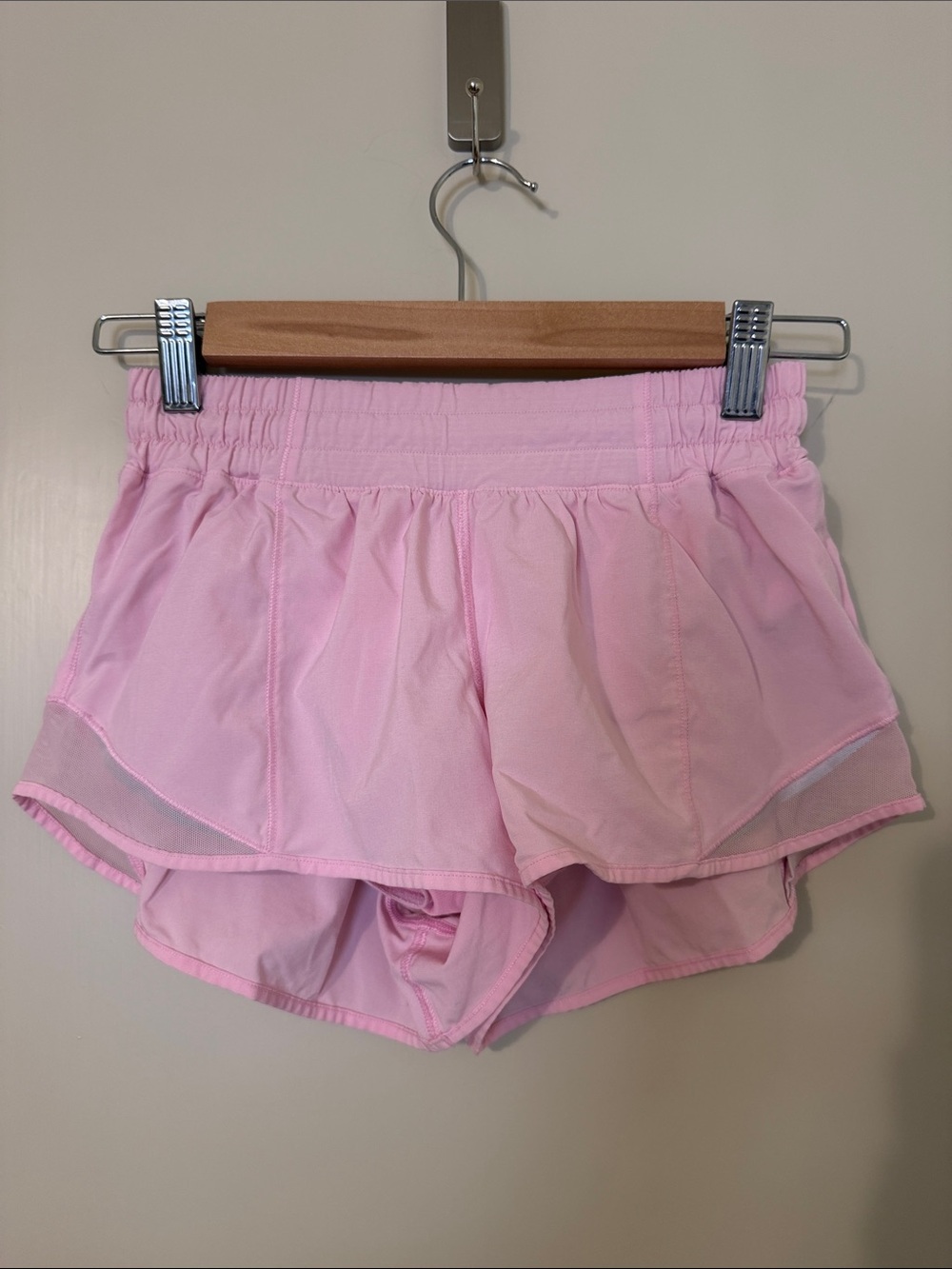 lululemon athletica Pink Layered Running Shorts